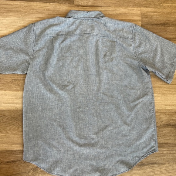 Orvis Classic Collection Short Sleeve Button Down Shirt Blue, Size XL - Picture 5 of 7